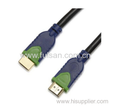 Nylon braided 24k Gold plated HDMI cable support HDMI 2.0 HDMI 1.4