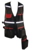 tool vest with 1 phone pocket and 1 loop with snap hok