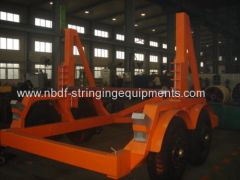 Cable Drum Trailer of Underground Cable Laying Equipment