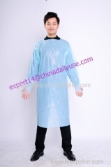 Protective CPE Gown with Thumb Hook