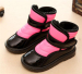 Children velcro clip on winter boots