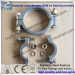 Stainless Steel Sanitary Customs Tri Clamps with legs