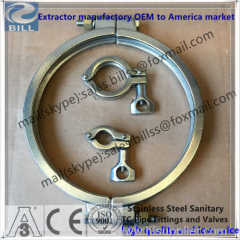 Stainless Steel Sanitary 3 piece Tri Clamps