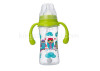 10 Ounce Feeding Baby Plastic Bottles with Automatic Straw and Handle BPA Free