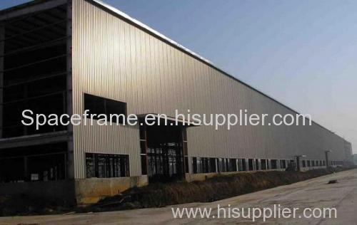 Long-span light steel structure plant prefab warehouse