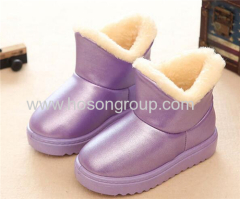 Winter waterproof clip on children shoes