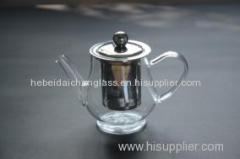 Wholesale 650ml/800ml/950ml/1300ml Borosilicate Glass Coffee/ Tea Pot Set