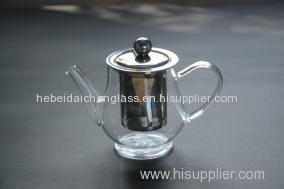 Wholesale 650ml/800ml/950ml/1300ml Borosilicate Glass Coffee/ Tea Pot Set