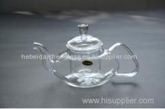 Hot selling glass teapot/coffee pot heat resistant tea cup high quality porcelain tea set with low price