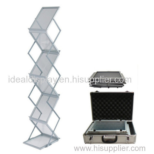 z design and acrylic trays and aluminum frame brochure holder