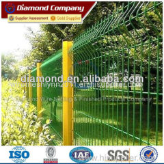 Dark Green Decorative garden welded wire mesh fencing