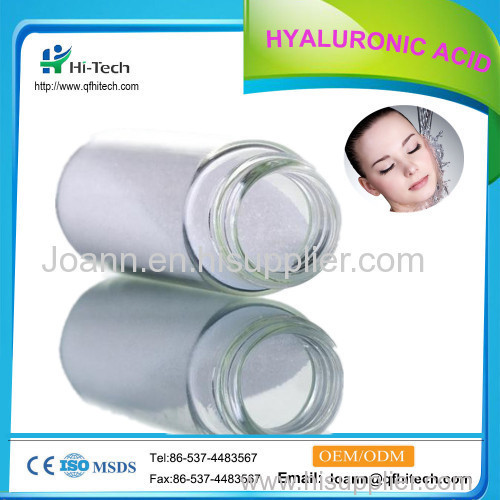 Cosmetic grade hyaluronic powder sodium hyaluronate powder from professional manufacturer