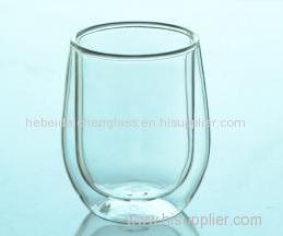 wholesale restaurant home wedding tea coffee cheap double wall glass cup