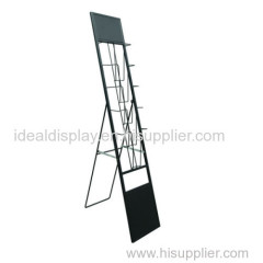 Steel brochure holder stand