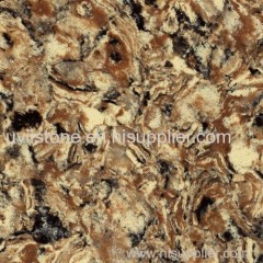 Brown vanity quartz surface interior stone cladding