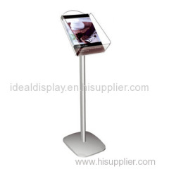 Aluminium bottom literature stand