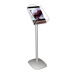 Aluminium bottom literature stand