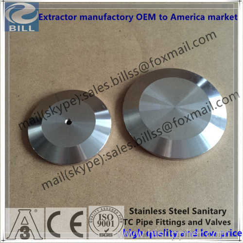 Stainless Steel Sanitary Tri Clamp Blank Cap