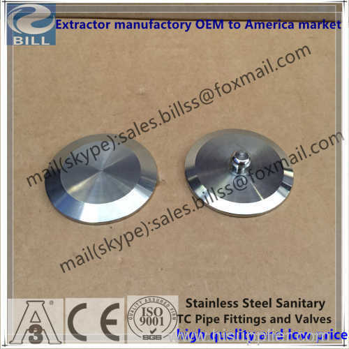 Stainless Steel Sanitary End Caps 14AMP SS304 SS316L