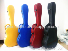 colorful acoustic guitar case hard PVC fiberglass guitar bag fiberglass acoustic box fiberglass acoustic case