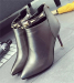 Women pointy toe ankle dress high heel boots