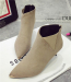 Ladies elastic band ankle boots