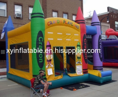 Crayon Playland Combo Inflatable Bouncer