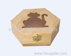 Wooden Gift Box With Glass Window