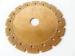 6 Inch Electroplated Corrugated Teeth Dry Cut Diamond Blade For Granite And Sandstone