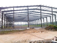 Low cost light steel structure warehouse