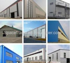 Low cost light steel factory steel structure building warehouse