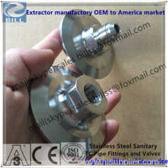 Stainless Steel Sanitary Customs Cap Lid with spray ball