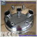 Stainless Steel Sanitary Bowl Reducer bottom with a spray ball top is male npt connect