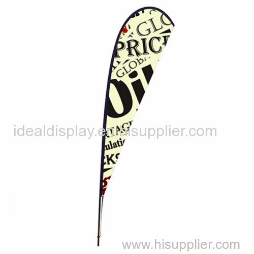 Outdoor tear drop flag