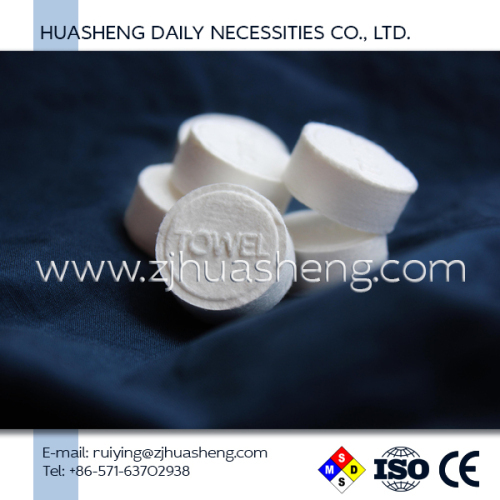 100% rayon capsule compressed tissue