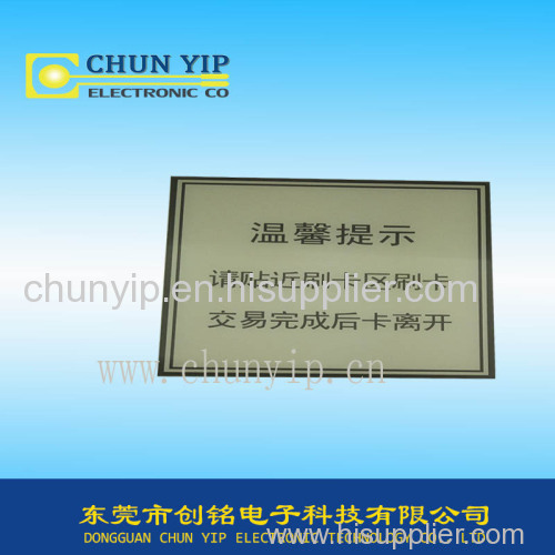 High quality name plate and front panel