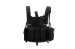 black army tactical vest