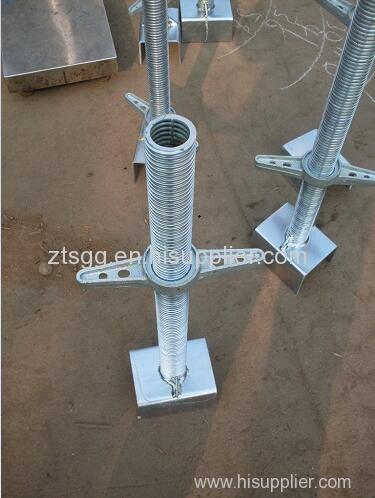 Q235 For Welded Pipe Jack Base adjustable scaffolding leg