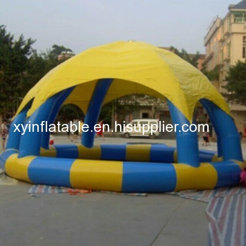0.6mm PVC Inflatable Pool With Dome Tent