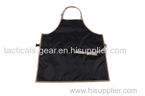 black 600D polyester tool apron