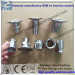 Sanitary Stainless Steel Customs Tri Clamp Cap with female npt and bottom spray balls