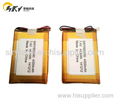 li-polymer battery 7.4V 4000mAh