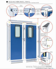 Specialized doors for pharmaceutical hospital electronics clean room