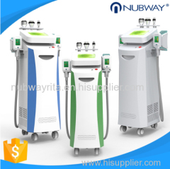 2016 newst -15oC 5 handles cryolipolysis cavitaion and RF fat freezing slimming salon&clinic beauty machine with CE