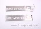 Decoration Metal Name Plates Label Heat Resistant Metal ID Tags For Equipment