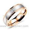 Luxury Wedding Custom Couple Rings King / Queen Size Heat Resistant