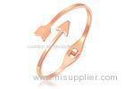 Rose Gold Personalized Bracelet Love Bangle Cupid For Gift Eco Friendly