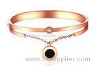Party Grils Rose Gold Diamond Bracelet Personalised With Stainless Steel