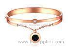 Party Grils Rose Gold Diamond Bracelet Personalised With Stainless Steel