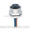 Mini Change Panel Mount Connector Female Plug UV Resistant For Industrial Instrumentation